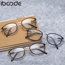Iboode TR90 металлические оправы для очков женские мужские очки для близорукости Рецептурные очки квадратные Оптические Оправы унисекс очки