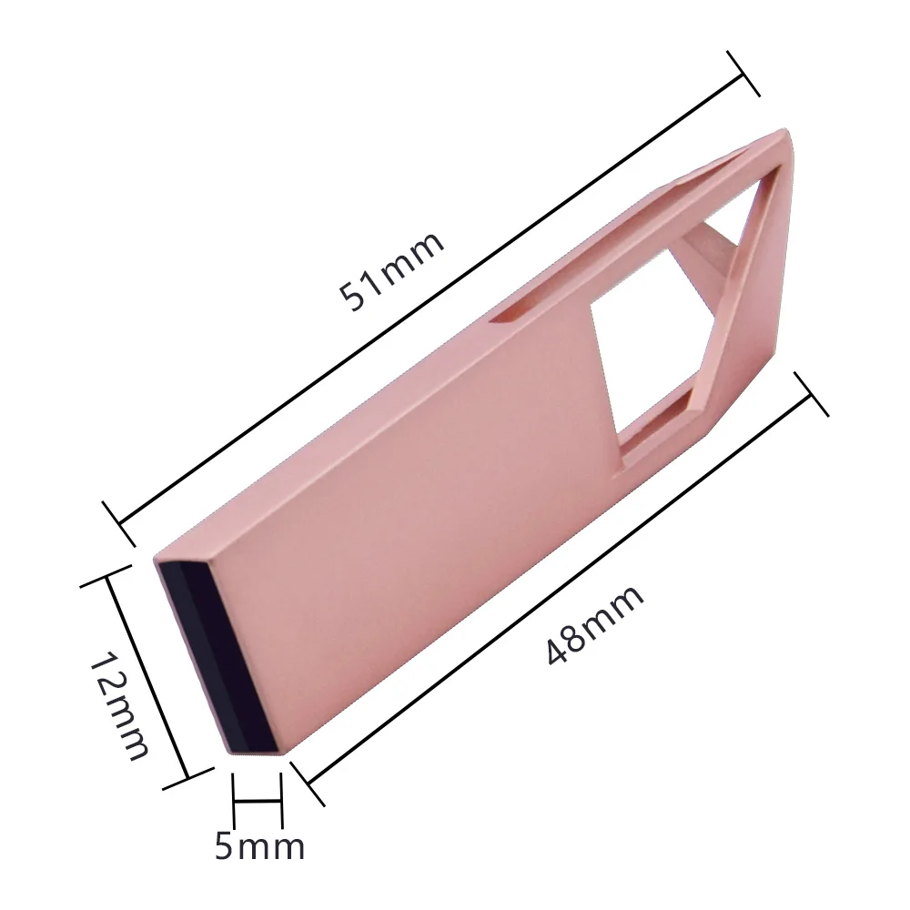 Новый USB флеш накопитель цвета розового золота 2 0 дюйма 4 ГБ 8 16 32 карта памяти 128 Мб