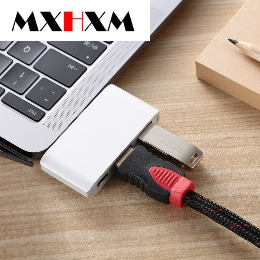 Для ноутбука Apple macbook pro dual type-c-hdmi с тройной конверсионной головкой 4k3в1