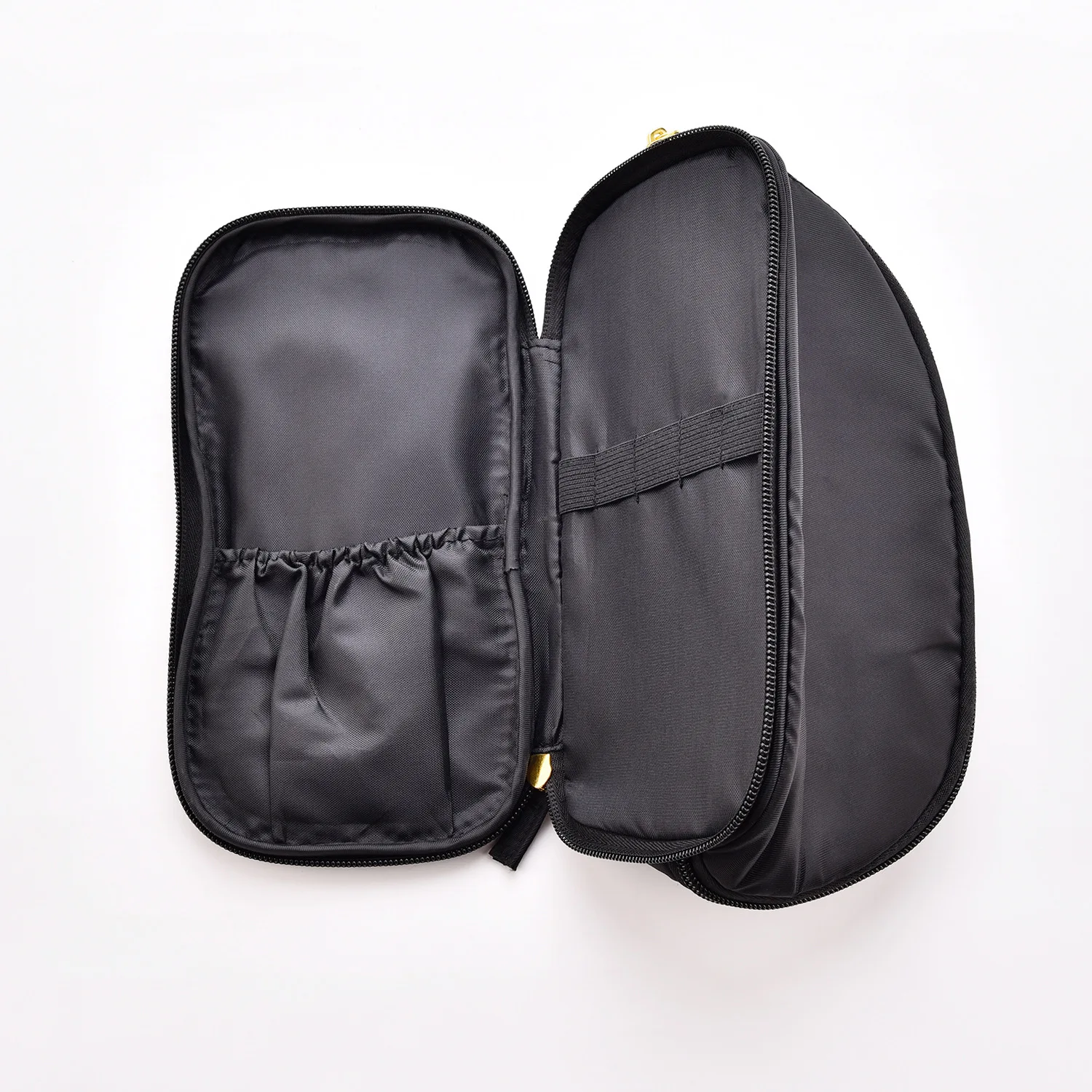1 шт. косметический портативный мешок двойного назначения двухслойная дорожная сумка для косметики сумки черный макияж кисти Органайзер чехол для женская сумка