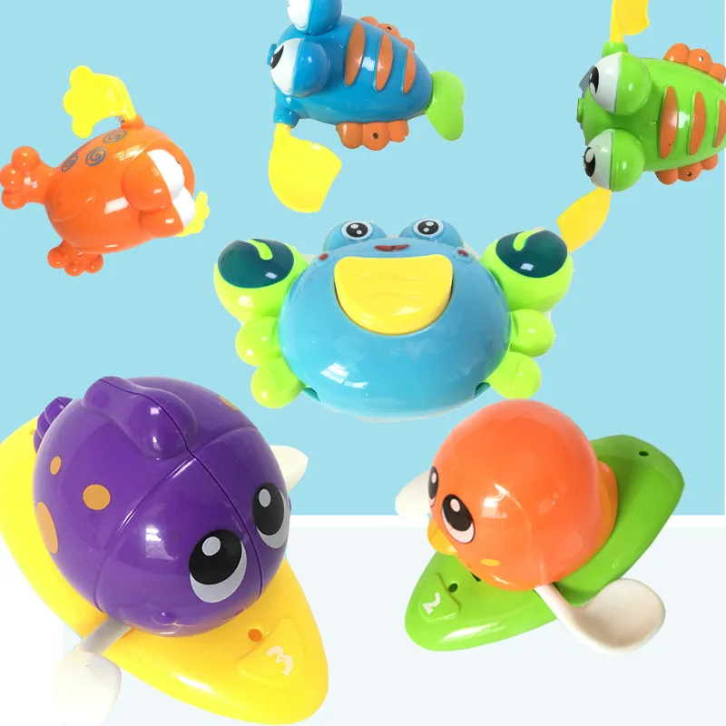 Детская заводная игрушка для ванны, детская игрушка для купания с водой, детская игрушка для купания на пляже, устойчивая к падениям, для детей 1-6 лет