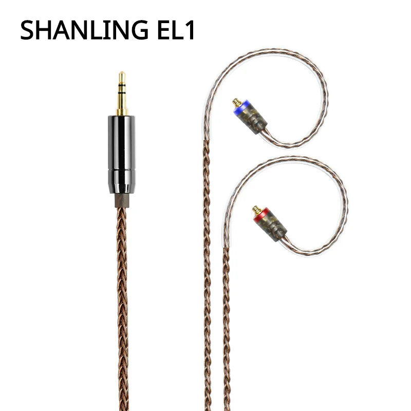 

SHANLING EL1 2.5/4.4mm Balanced 3.5mm Single-ended MMCX Earphone Cable Furukawa Single Crystal Core Copper for ME700 ME500