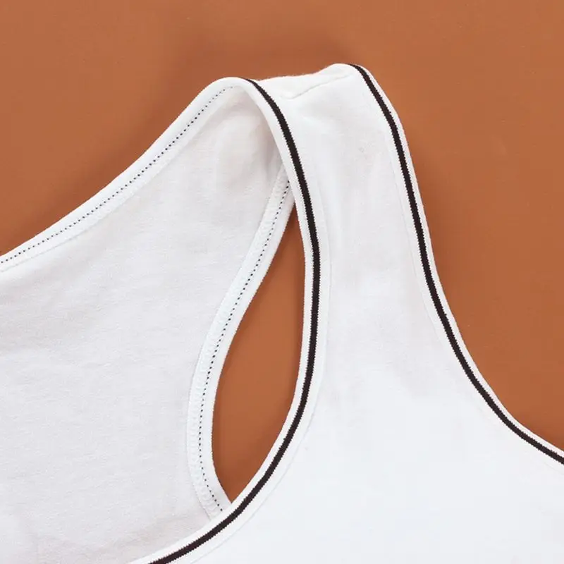 Спортивный тренировочный бюстгальтер с широкими лямками для девочек подростков