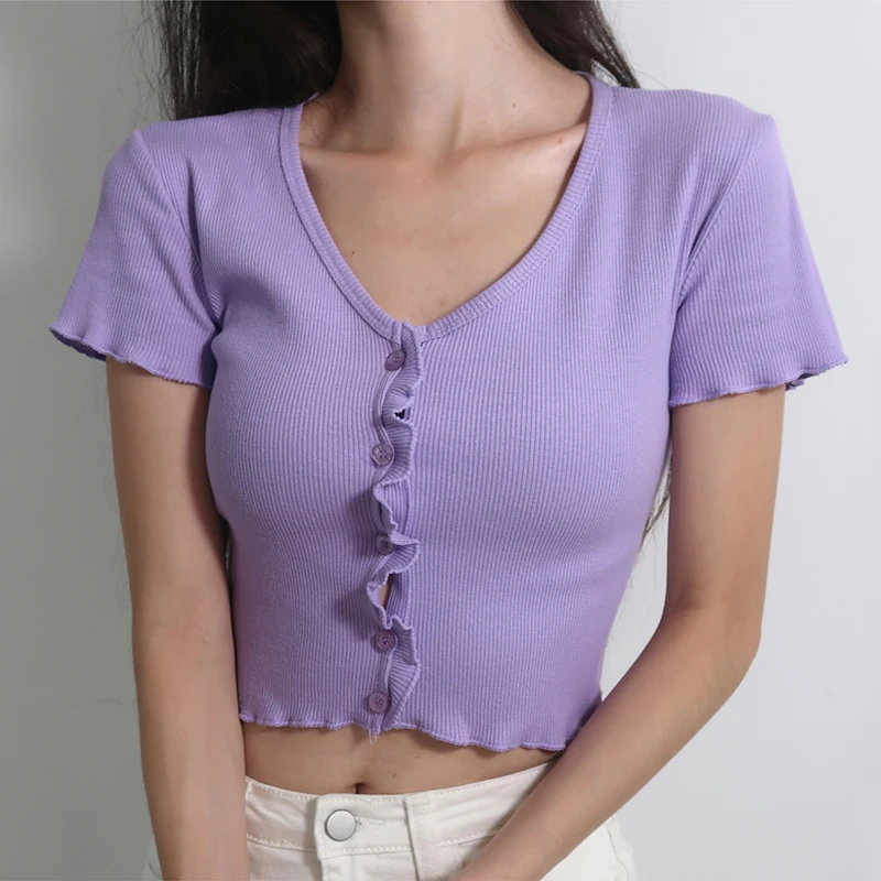 lettuce ruffle shirt