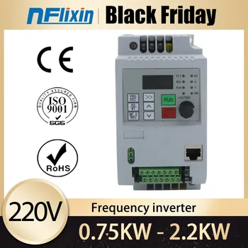 

2.2KW/1.5KW Frequency Converter VFD Variable Frequency Driver AC/DC Spindle Inverter For CNC Spindle Motor