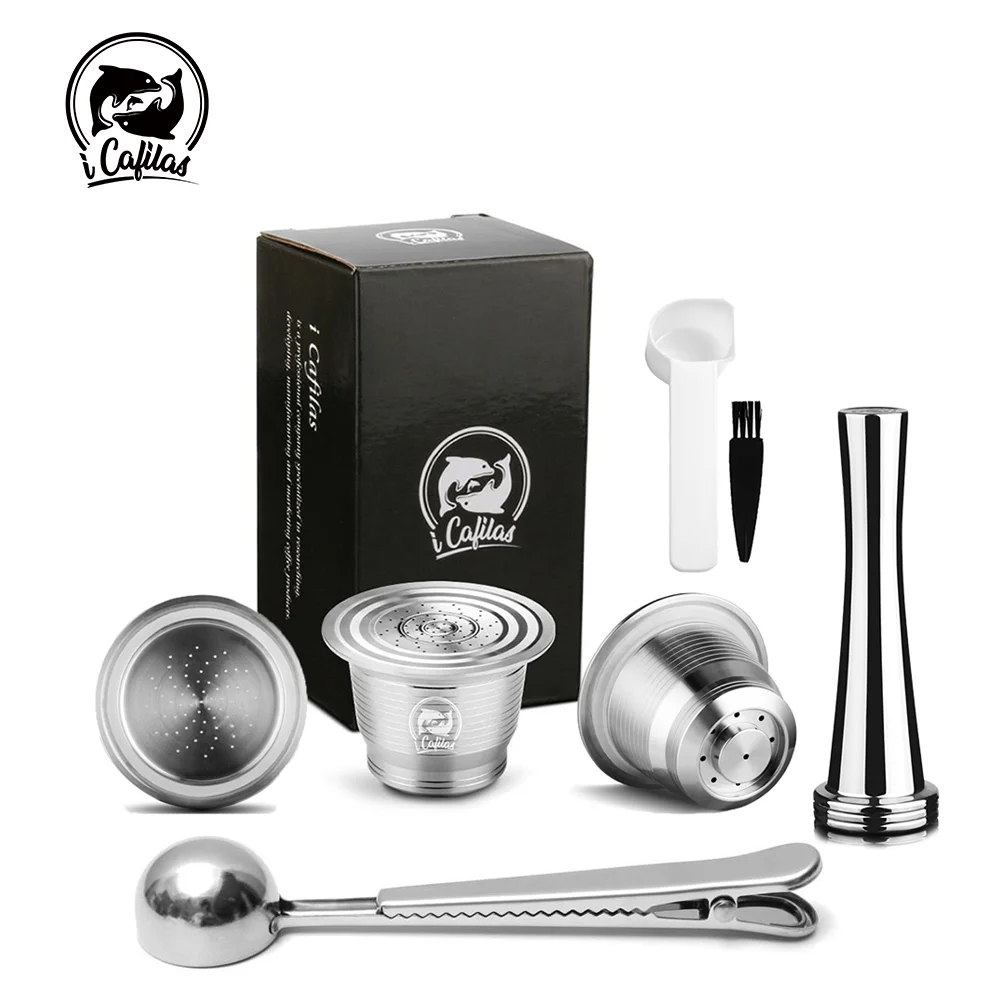 Nespresso Riutilizzabile Capsule di Caffè In Acciaio Inox Riutilizzabile Filtri Tazza di Caffè Espresso in Forma per Inissia & Pixie Macchina Macchina Per il Caffè|Filtri da caffè| - AliExpress