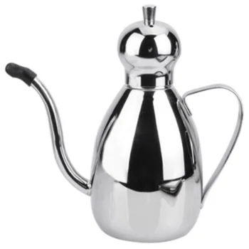 

Stainless Steel Oil Dispenser Olive Vinegar Batcher Can Bottle Pot Kitchen Accessories Cooking Tools Set Storage Bottles 500Ml