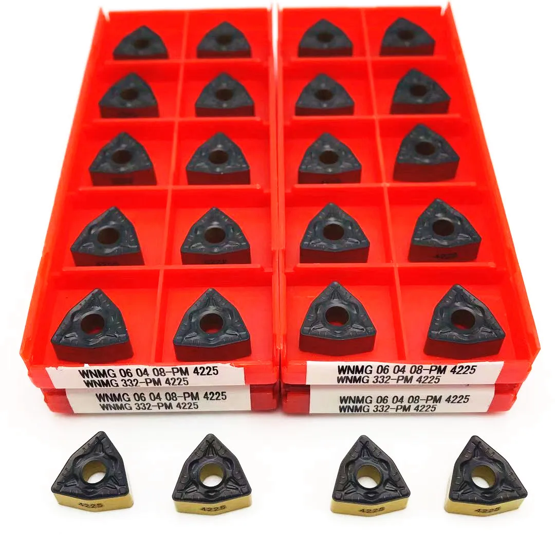 Wnmg060408 Pm4225 High Quality Carbide Inserts Lathe Parts Tools