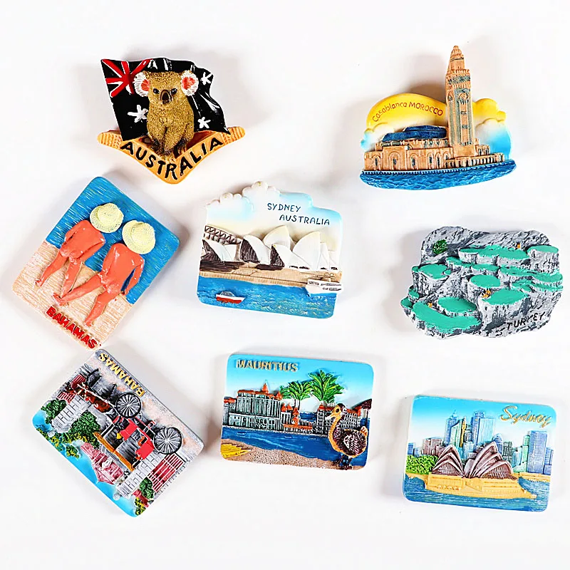 European Finnish Fridge Magnet Refrigerator Sticker City Tourist Souvenir Gift