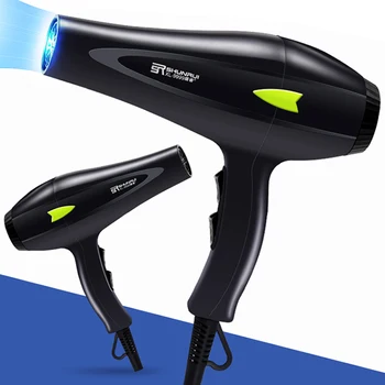 

2020 Hair Dryer Powerful Professional Salon Negative Ion Blow Dryer Electric Hairdryer Hot Cold Wind With Air Collecting Nozzle