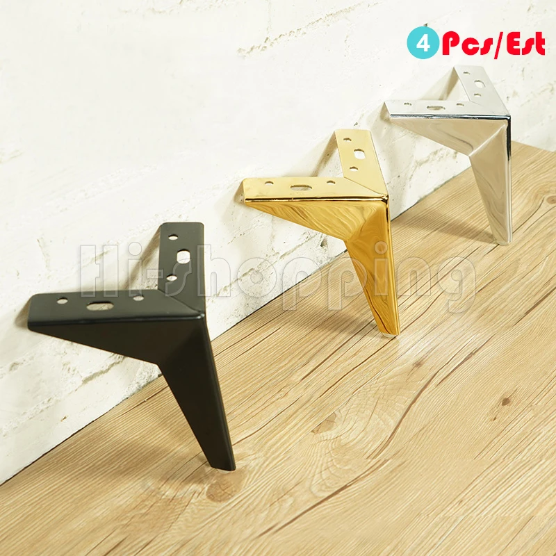 Patas Modernas Para Sofá, Patas De Metal, Oro, Negro, Hierro, Para Mesa,  Cama, Silla, Escritorio, Vestidor, Armario, Soporte, Herrajes Para Muebles,  4 Piezas - Patas Para Muebles - AliExpress