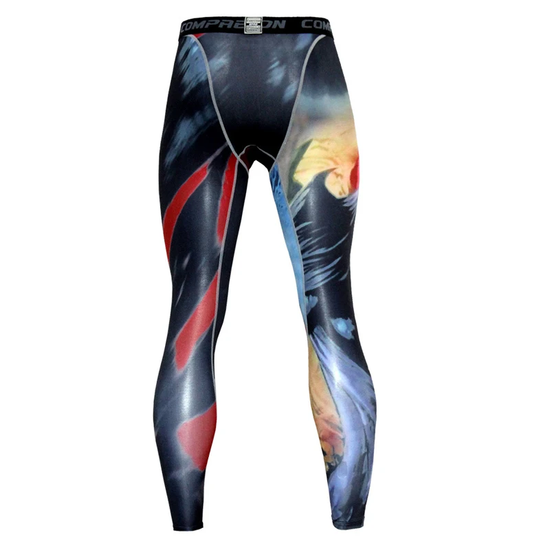 3D печать леггинсы для бодибилдинга мужские licors deportivas hombre Compresion колготки для бега баскетбольный спортзал брюки обтягивающие штаны