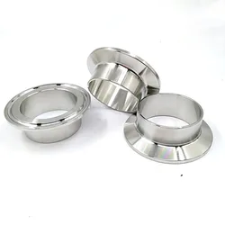 12.7mm 19mm 38mm 51mm 76mm 159mm OD SS304 Stainless Steel Sanitary Pipe Weld Ferrule Tri clamp Type and Lengthened connection
