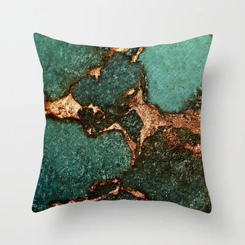 Marble simple abstract geometry pillow pillow short plush pillowcase customization christmas cushions Cushions