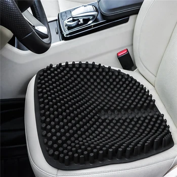 

Silica Gel Car Seat Cushion Non Slip Chair Pad Breathable Silicone Massage Seat Cover for Auto Car Office Truck Home