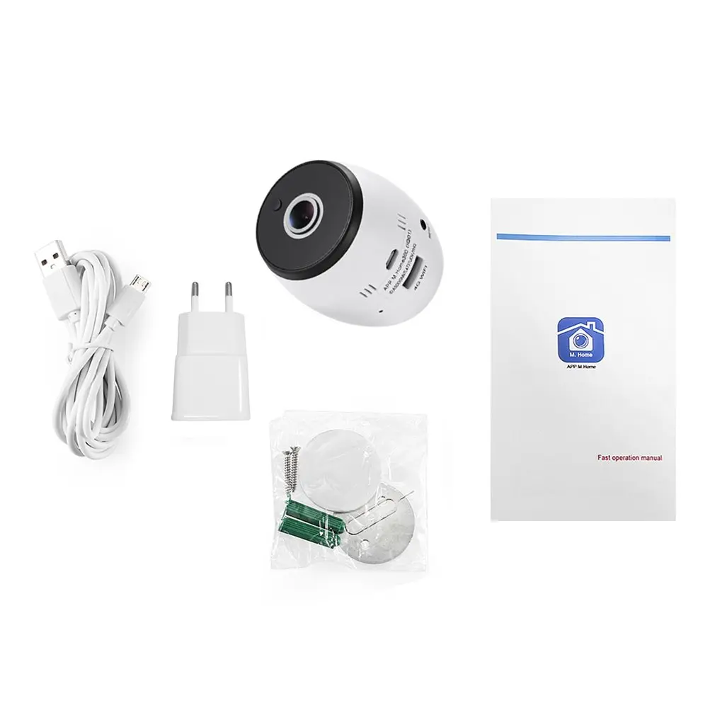 

Home Security 960P Intelligent Internet Wireless Panorama Camera 1.3MP with 360 Degree Panoramic View Angle IQ01 EU Plug