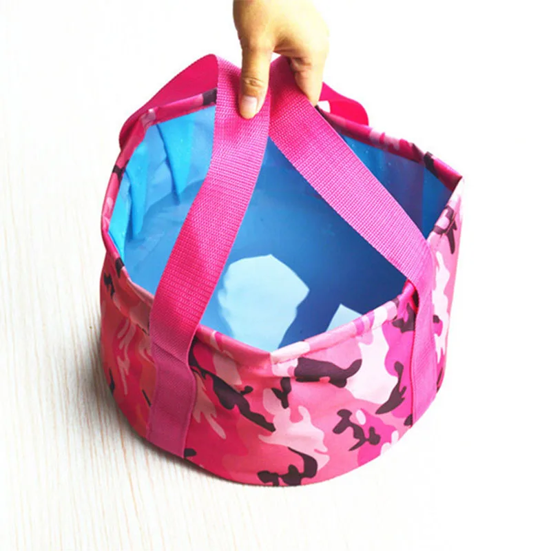 

25/12L Portable Folding Washbasin Travel Wash Basin High Strength Oxford Cloth Multicolor Outdoor Foot Bath Household Items