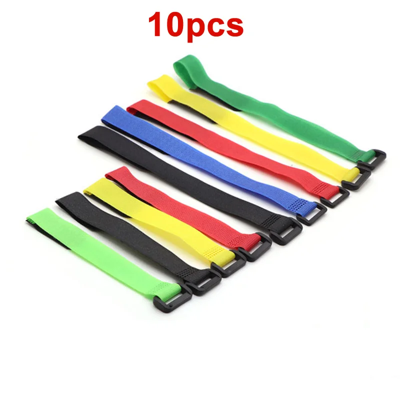 10 шт. Lipo Battery Magic Cable Tie 200/300x20мм нескользящие ремни крепежные детали для