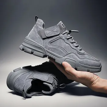 

Men's shoes autumn 2019 new wild sports shoes student casual shoes low to help tide shoes tooling Martin boots