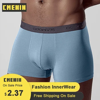 

New Arrival Soft Male Sexy Men Underwear Boxer Cueca Male Panties Breathable Cotton Boxer Shorts Cueca Slip Comfortable AD306