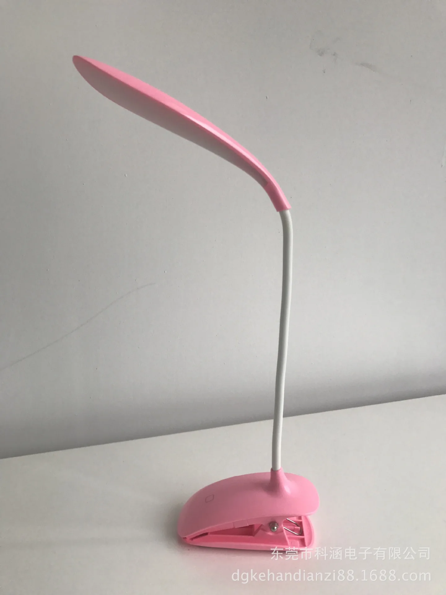 WENHSIN светодиодный глазной клип лампа настольная Студенческая обучение чтению свет usb зарядка сенсорный выключатель три переключения затемнения креативное освещение - Цвет корпуса: Розовый