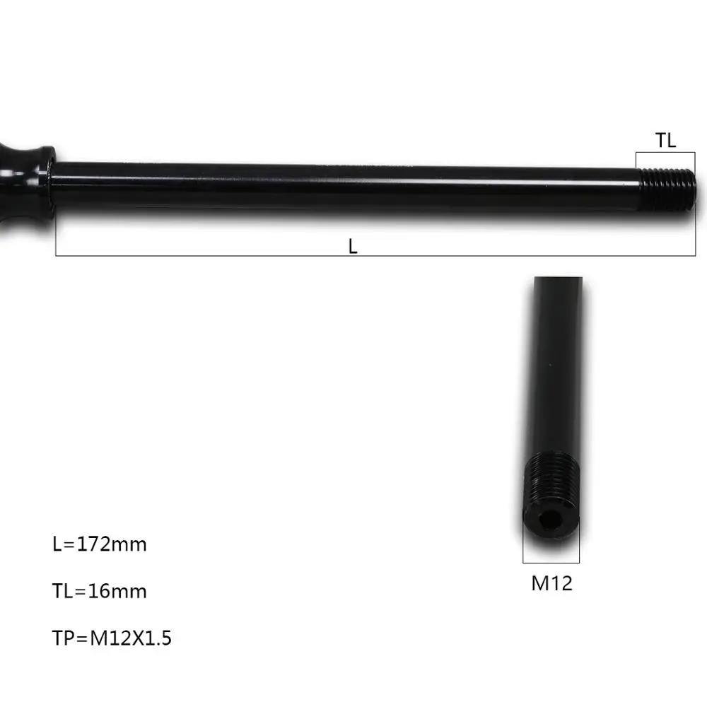 БЫСТРОРАЗЪЕМНАЯ шпажка для велосипеда, задняя ось 142*12 мм для карбоновой дороги, горного велосипеда MTB - Цвет: for P1 P8 P9