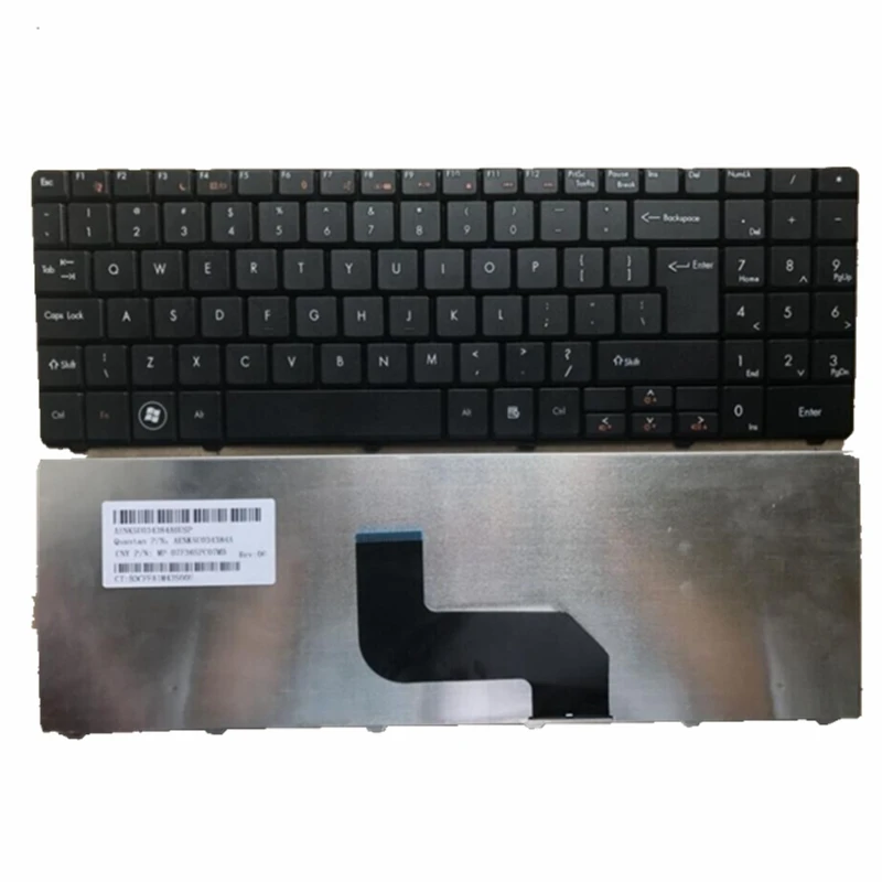 Новинка Клавиатура для ноутбука Packard Bell EasyNote TJ65 TJ66 TJ67 TJ71 TJ72 TJ73 TJ74 TJ75 TJ76 TJ77 TJ78 английская Клавиатура ноутбука черный пользовательского интерфейса