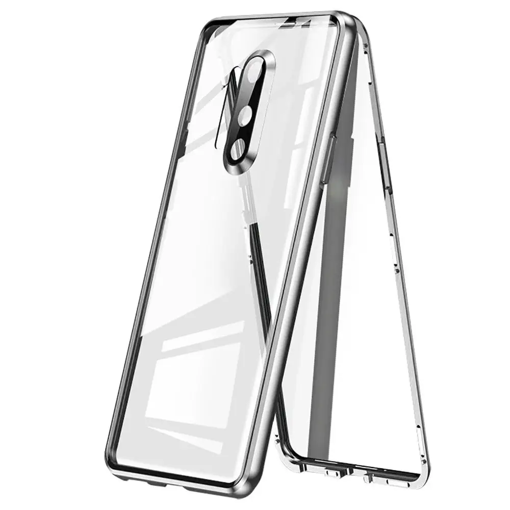 Magnetic Adsorption Double Side Tempered Glass Case Cover For One Plus 8 Pro 5.27 | Мобильные телефоны и аксессуары
