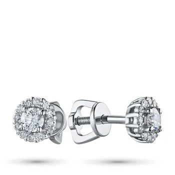 

Pusety of white gold with diamonds e0901ps04190100