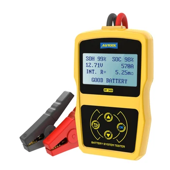 

AUTOOL BT360 Car Battery Tester 12V Digital Analyzer 2000CCA 220AH Regular Flood High Quality