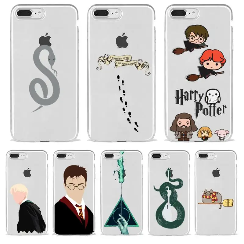 Potter Magic Harries Phone Case Transparent For Iphone 12 Mini 11 Pro Max Xr X 7 8 PLUS Xs SE 2020 Cover Hollow out