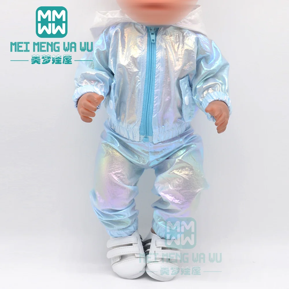 Doll Clothes 43cm Newborn Jacket Sequin Skirt Casual Christmas Gift Doll Accessories doll accessories doll clothes