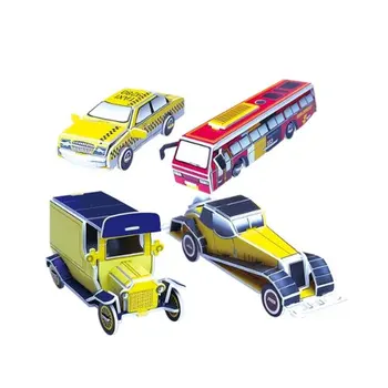 

1 set educational 3D model puzzle car series 26 parts EPS