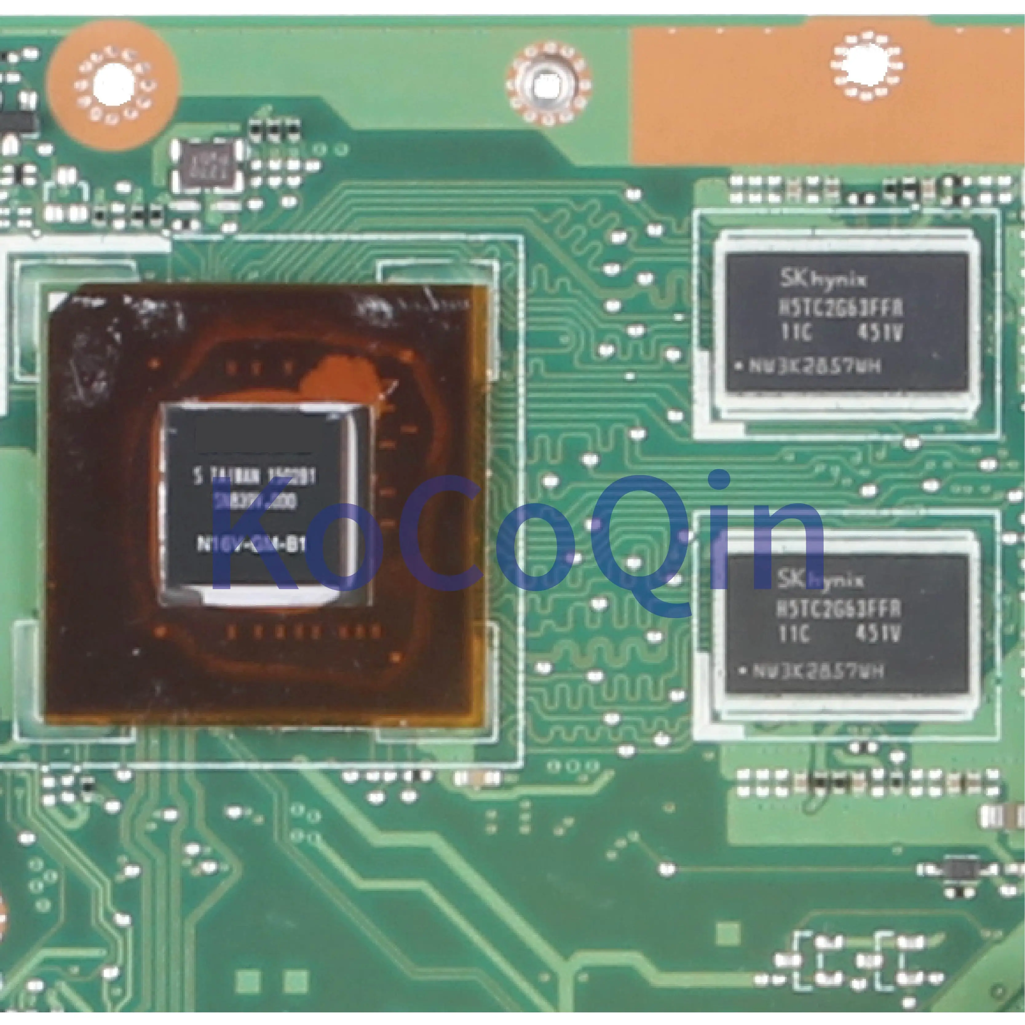 KoCoQin материнская плата для ноутбука ASUS X555LD материнская плата REV.3.3 I5-5200U N16V-GM-B1 с 4G ram