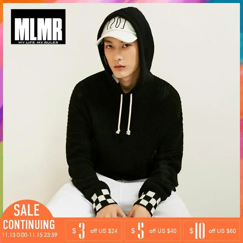 MLMR мужской хип-хоп Уличный головной убор Досуг вязаный свитер | 218325506