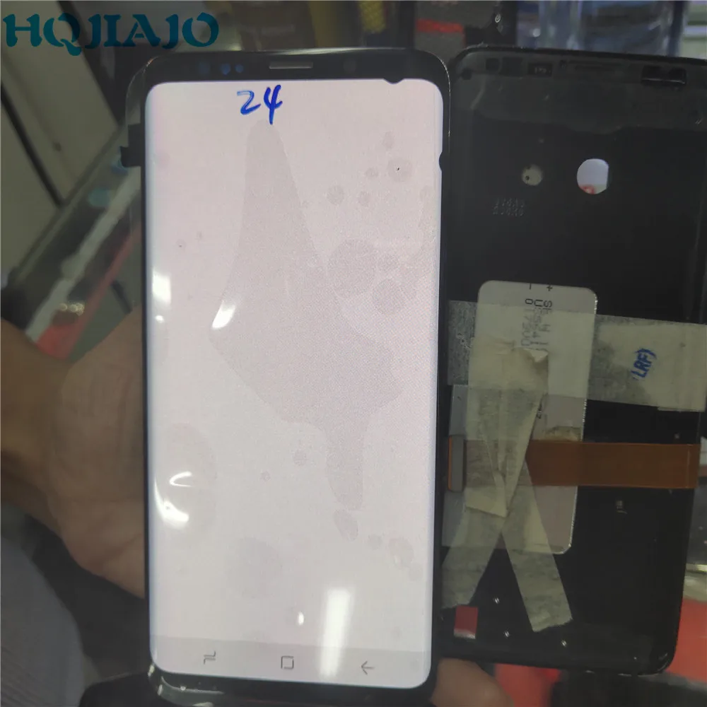 Тест Dead pixels AMOLED для samsung Galaxy S9+ G965F G965W сенсорный экран дигитайзер ЖК-дисплей для samsung G965 G965U без рамки