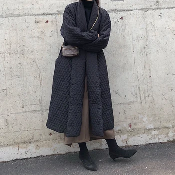 

Cotton Warm Parkas Coat Women Winter New 2019 Fashion Casual Parkas Coat Female Thick Solid Color Europe Women Clothing