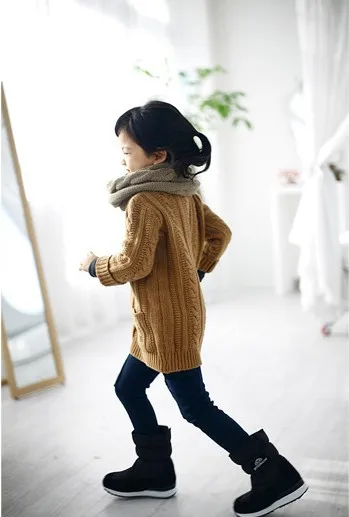 Phenanthrene Yi Childrenswear Autumn And Winter BOY'S Girls Mirco Velvet Dungarees/plus Velvet Child Pants Kz69