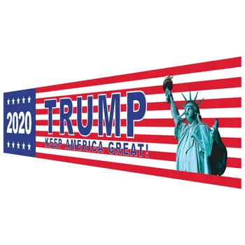 

250x48cm Trump 2020 Flag Double Sided Printed Donald Trump Flag Keep America Great Donald For President USA