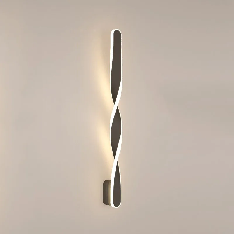 Lâmpadas de Parede Lâmpada de Parede Patenteado e Criativo Luzes de Parede Wecus Designer Especial Espiral Nórdico Moderno Design Torção 70cm Led 6 (Wecus) designer especial 70cm lâmpadas de parede