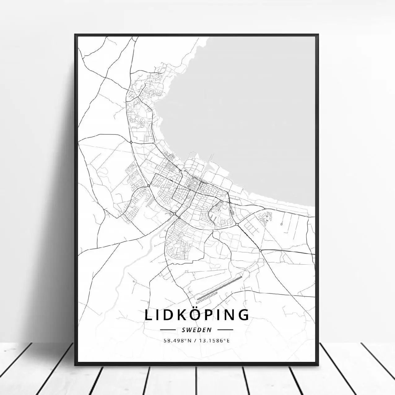 Lldkoplng упсала линейный мальмо троллгонг helslngборг швеция холст художественная