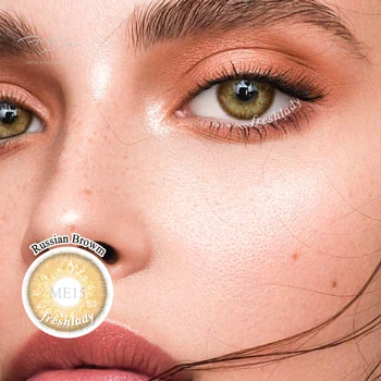

FRESH LADY RUSSIAN Series Colored Contact Lenses Eye Contact Lenses Color Contact Lens for Eyes Yearly Use (2Pcs/Pair)