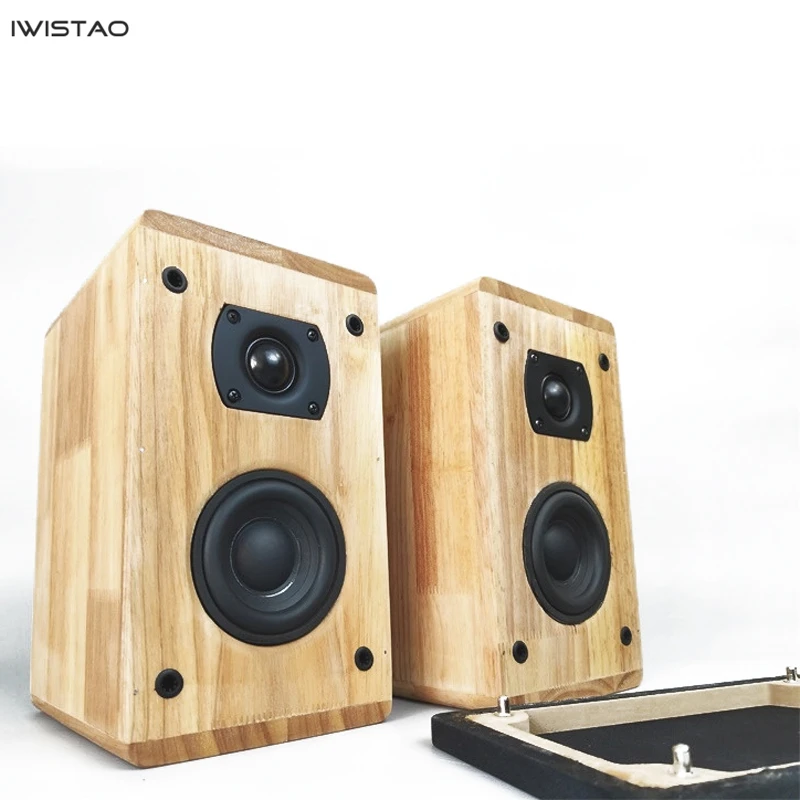 IWISTAO 2-полосный HIFI динамик 3 5 дюйма сабвуфер 1 дюйм твитер 4 Ом 50 Вт Корпус из