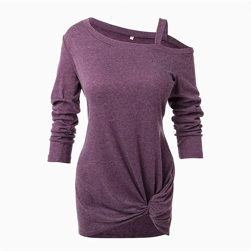 

Autumn Fashion Long Sleeve Women Solid Loose Long Sleeve T-Shirts Lady Girls Basic Tee T Shirts Tops Spring Basic T-shirts Tops