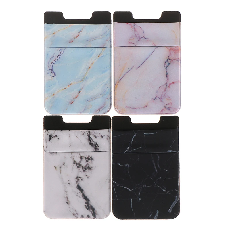 1 Uds de alta calidad 5,8x8,8 cm etiqueta adhesiva de bolsillo de crédito etiqueta adhesiva de bolsillo de moda teléfono móvil Tarjeta de Identificación titular de la cartera