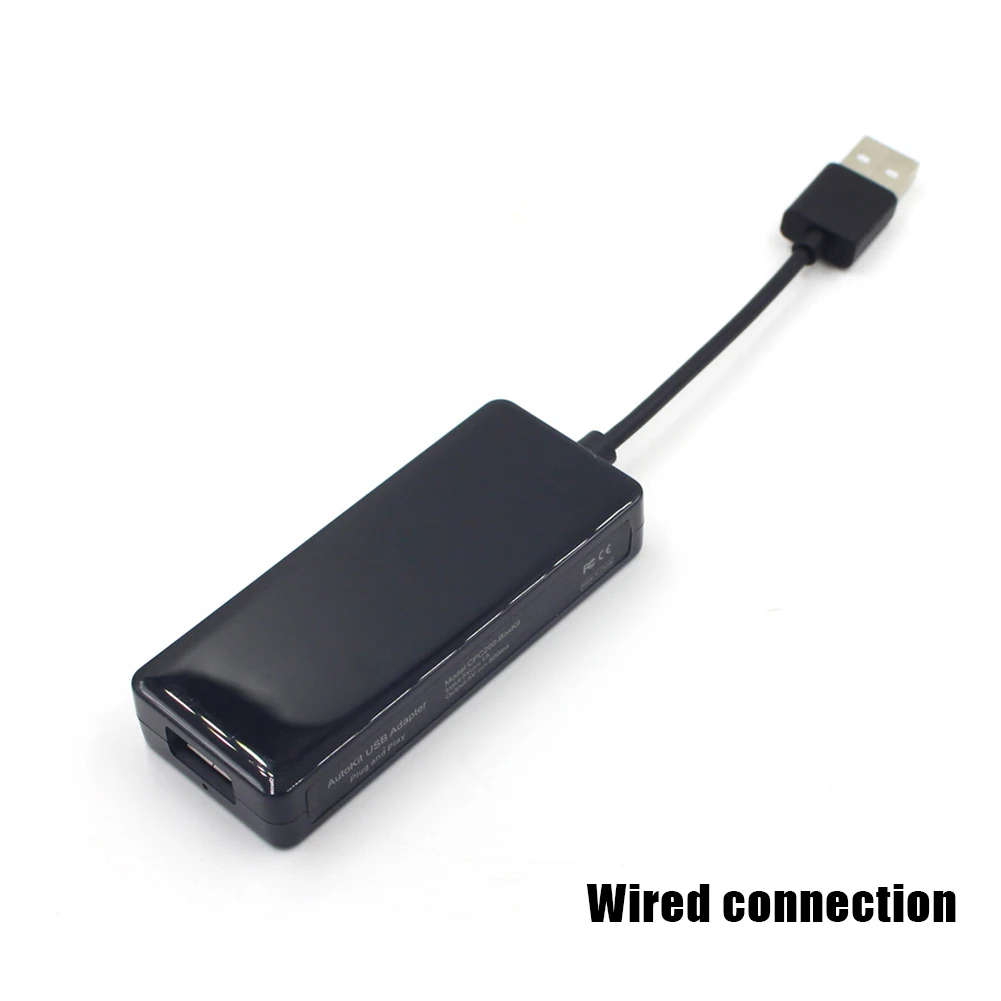 Black Wired connecti USB ключ автомобильный навигатор MP5 головное устройство портативный мини для iOS Android мобильный телефон TD326 - Цвет: Black Wired connecti