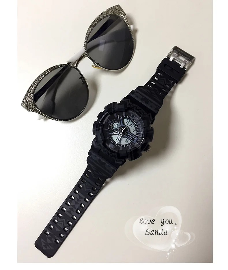 Sanda/SANDA 999 водонепроницаемые спортивные электронные часы для подростков, мужские часы, многофункциональные мужские часы на открытом воздухе
