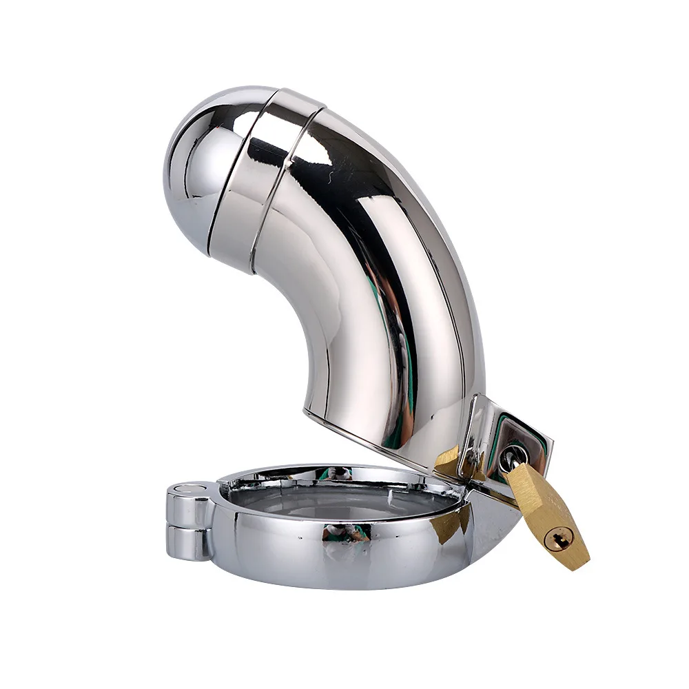 Металлический замок верности мужской металлический на пенис Cb6000 с птицей кольцо