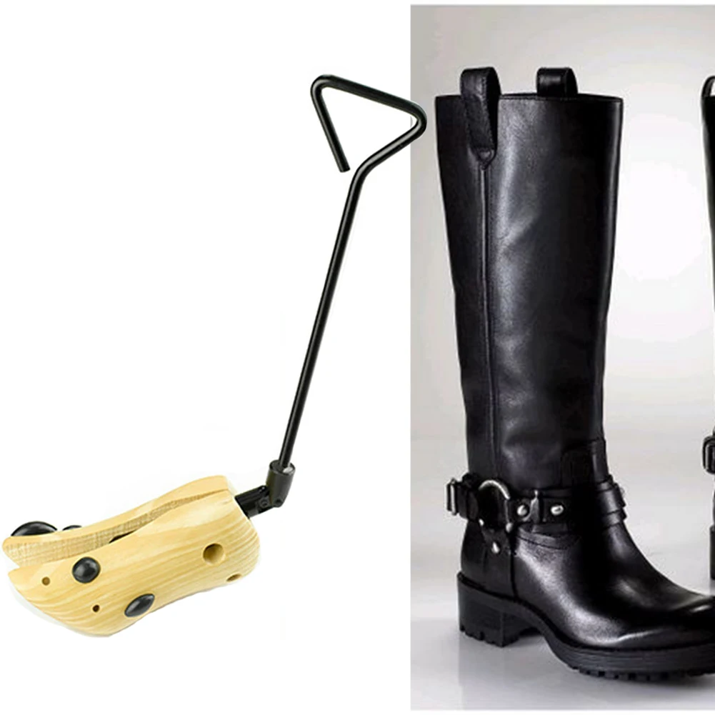 2-way Adjustable Wooden High Heel Shoe Stretcher Expander Shoes Support
