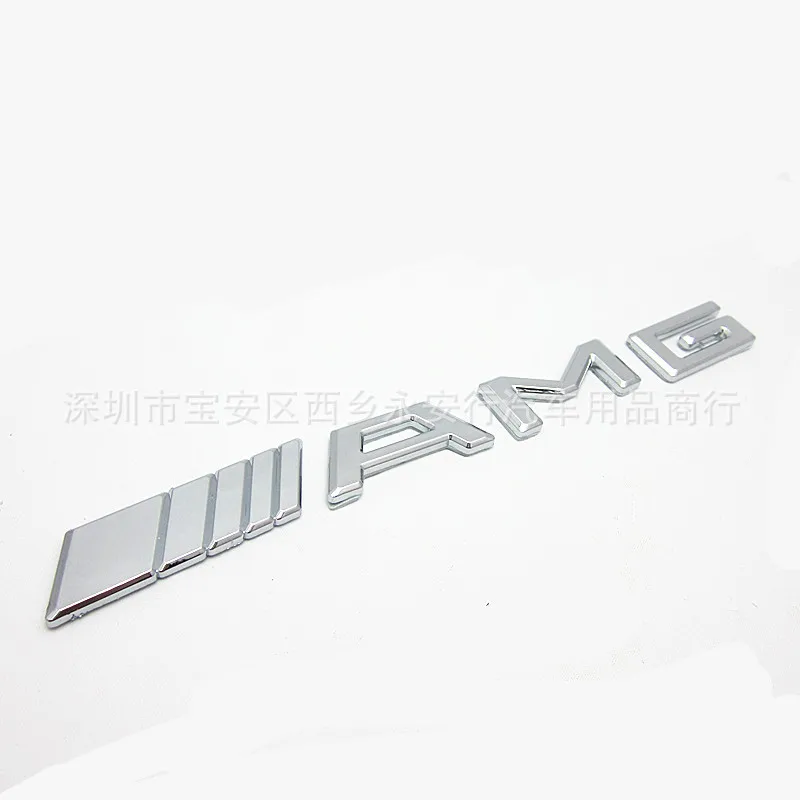 

AMG Labeling Car Logo Car Bumper Stickers Modified Car Tail Tag English Logo Sign Car